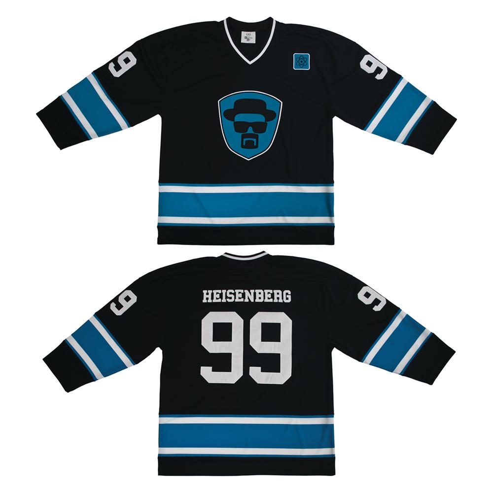 Breaking Bad Heisenberg Black & Blue Hockey Jersey