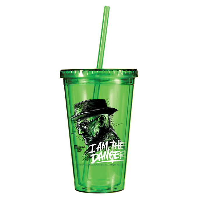 I Am the Danger Green Tumbler from Breaking Bad
